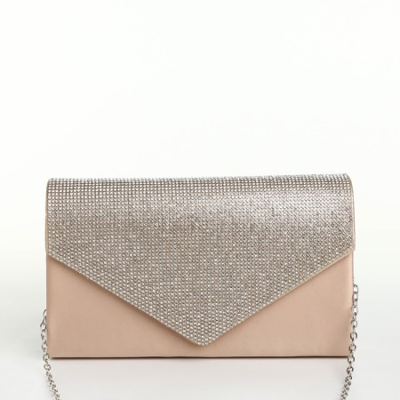 Female bag on a magnet, beige color