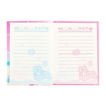 Gift notebook, 45 sheets, line, on the castle of the bear (16.3x12.7cm)-4