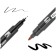 Permanent marker 0.7-1.0 mm, luxor 150, bilateral, bullet, black