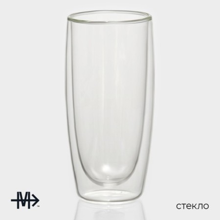 Glass glass with double walls Magistro "Paul. Duo ", 350 ml, 7.3 × 15 cm-1