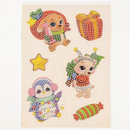 Diamond mosaic-sticker "Magic New Year"-3