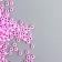 Glass 8/0 "Marshmallow. Matte. Pink fuchsia" 10 g
