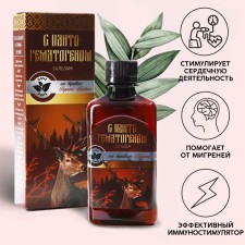 Balms of non -alcoholic “with pantoGematogen”: rosehip, mountain ash, red root, gold root, St. John's wort, calamus, nine, pantogematogen, in a plastic bottle, 250 ml.