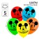 Airy ball "Happy holiday!", 12 inch, latex, 5 pieces, Mickey Mouse