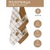 A set of wuffed napkins Diva Afrodita "Bread", size 45x65 cm, 4 pcs