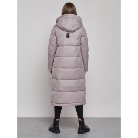 Coat insulated winter female, size 42, color gray-3