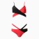 Separate swimsuit, black/pink color, size 48
