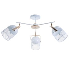 Biraso chandelier 3x60W E27 White-gold 58x58x40 cm. Model GZV-0036