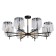 Lavinia chandelier, size 94x43x94 cm, 480W 8xe14 IP 20