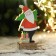 Figure New Year's light "Santa Claus with a Christmas tree and gifts" 10x17 cm