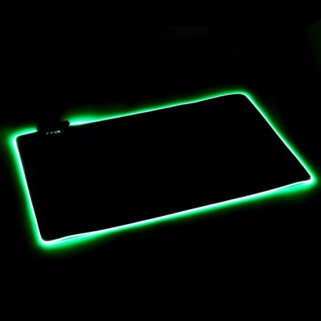 Mouse mat, 60x35x0.3 cm, with backlight RGB, USB, black-5