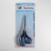 Scissors are universal, mowed blade, heat -resistant handles, 8 ", 20 cm, black/blue color