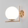 Bra Frost, 1x60W E27, brass color