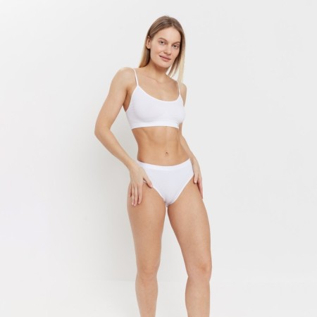 Panties female slips, white color, size 44 (m)-11