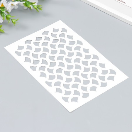 Plastic "pattern" 24x16 cm stencil-1