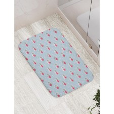 Bathroom mat “Walk of cats”, anti -slip, size 52x77 cm