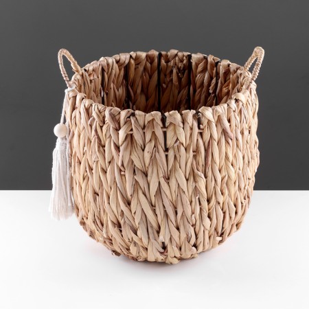 Storage basket with “Bali” handles, D300 Sh300 B300, natural-1