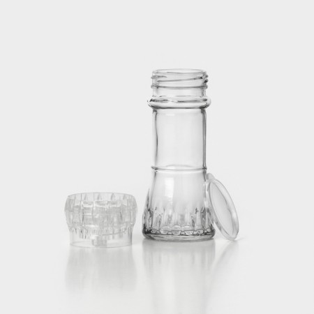 Mill for spices, plastic mechanism, 80 ml, transparent color-3