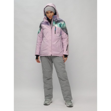 Ski suit, size 56, purple color-11