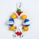 Suspension - rattle "Sunny Bear" on a crib, stroller, color mix, aelytes