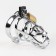 Belt of fidelity "Total cell No. 2", rings d = 4; 4.5; 5 cm, lock, key, metal