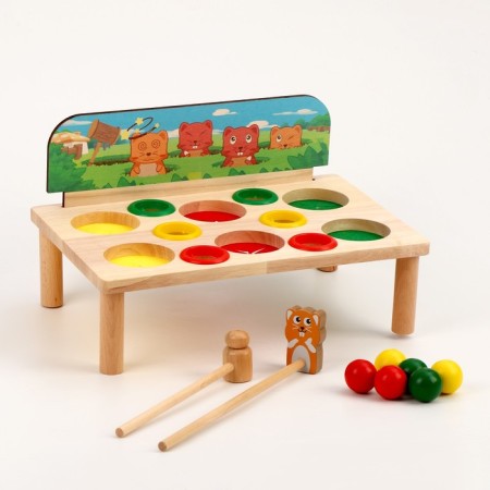 Children's developing game Pound "Catch the Gopher" 32 × 20 × 4.5 cm