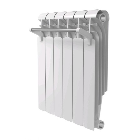 Radiator of heating radiator 6 sections, 16 x 415 mm, white-1