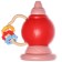 Rattle "pipe", red color, crumb me