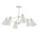 Ceiling EVOLUCE lamp. Sle103502-06. Biane. 6x40 watts, E14, 74x74x42 cm, white color