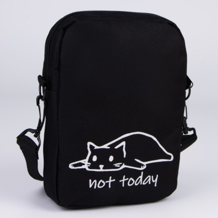 Bag not Today, 15x3x20, lightning departure, belt lengths, black