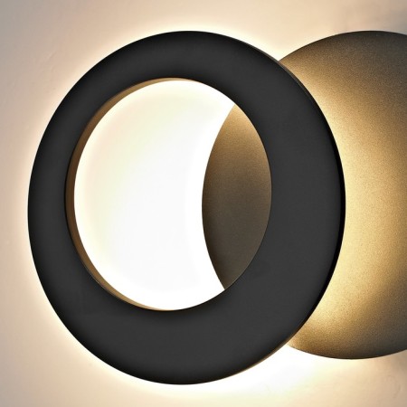 Wall lamp Mantra Toronto, Led, 820lm, 3000k, 260x80x260 mm, black color-1