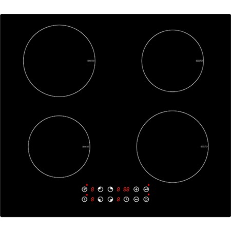 Hon surface MBS PI-605, induction, 4 burners, sensor, 9 heating levels, black