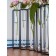 Flower glass holder, 32 × 5.5 × 21.5 cm, transparent color