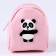 Panda doll bag, pink color