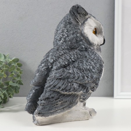 Figure "Owl Big with ears" (gray), 27 x17 x 19.5 cm-2