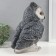 Figure "Owl Big with ears" (gray), 27 x17 x 19.5 cm