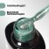 Gel nail polish, Chrome, shimmer, 3 phase, 8ml, led/uv, green color (023)