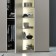 The handle Cappio RT001CP, L = 1200 mm, m/o 1160 mm, matte chromium, 4 pcs.