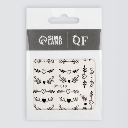 Nail slider 6.5*5.5cm BY-010 (FAS 6pcs Price per pcs) CAL-1