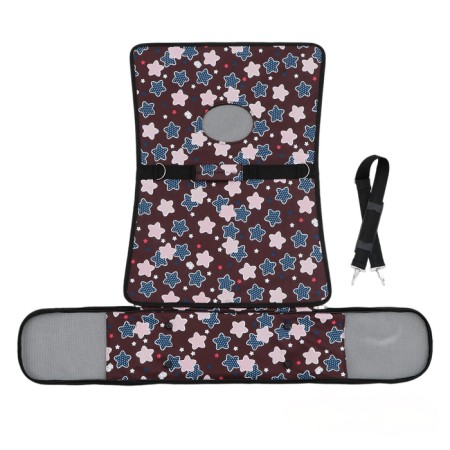 Animal bar bag "Star", size L, 53 x 21 x 29 cm, burgundy-9