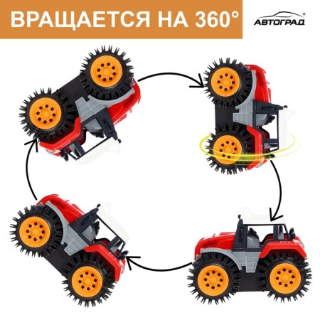 The “Farmer” Tractor-Perevoysh Tractor works on batteries, red color-2