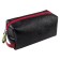 Cosmetic bag with lightning, black color