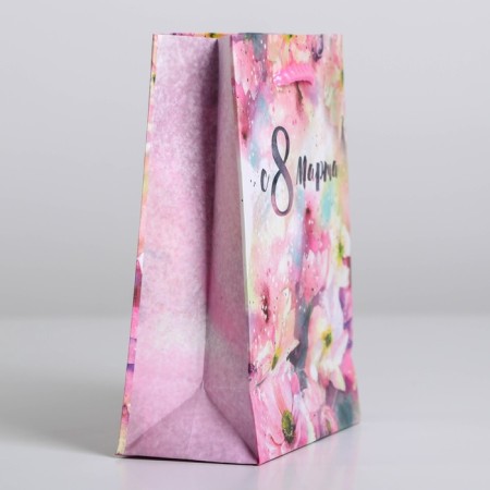 Gift Laminated Vertical Package, Packaging, “From March 8”, S 12 x 15 x 5.5 cm-2