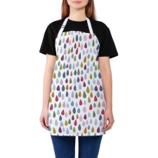 Apron of a kitchen with a photo print 