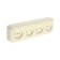 4-seater socket without grounding contact, 250V, 16A, IP20, PST16-60-20 (RA 16-464-BZ), SL 1022742