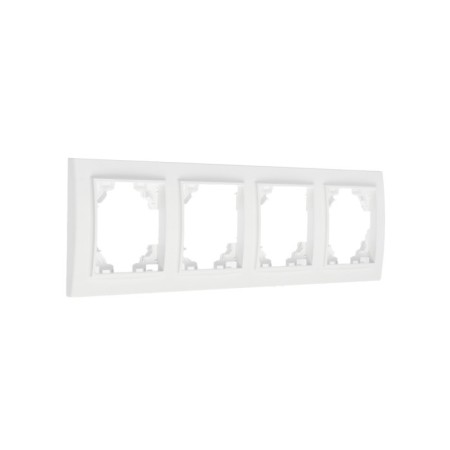 Frame four-seater horizontal, Stekker series Erna, PFR00-9004-01, White-1