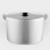 Aluminum pan, 20 l, metal cover