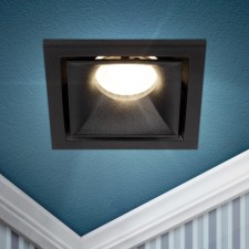 Lamp Built -in era KL101, IP20, 12W, 91x91x39 mm, black color black
