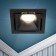 Lamp Built -in era KL101, IP20, 12W, 91x91x39 mm, black color black