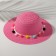 Hat with bombs for Minaku girl, size 50, pink color